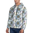 thumbnail image 2 of Hoodies for Men - Flowers and Butterflies Long Sleeve Comfrt Men'S Fashion Hoodies & Sweatshirts, Sweatshirts for Men Hoodies Pullover Clothing Clothes with Pouch, 2 of 7
