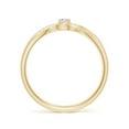 thumbnail image 2 of ANGARA Natural 0.09 Ct. Diamond Solitaire Promise Ring in 14K Yellow Gold for Women (Ring Size: 3), 2 of 9