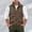 Khaki, variant on LEKWK Vest for Men Full Zip Stand Collar Sleeveless Jacket with Multi Zipper Pockets Lightweight Windproof Casual Outdoor Wear for Hiking Golf Fishing Khaki L
