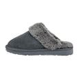 thumbnail image 4 of Clarks Scuff Slip-On Cosy Open Back Comfort Clog Slipper Mule Slippers Grey (Grey, 10), 4 of 4