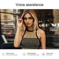 thumbnail image 5 of AI Translator Smart glasses - 164 Language Real-Time Translation, UV400 Polarized Photochromic Lenses, Bluetooth 5.3, IPX5 Waterproof, Hands-Free Calling, 5 of 11