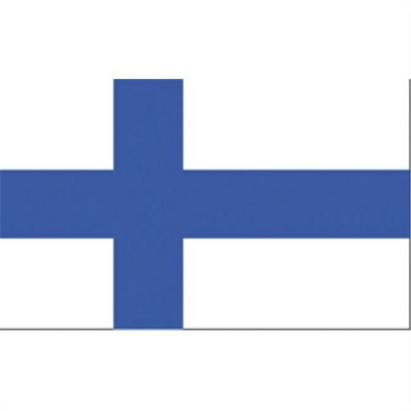 Annin Flagmakers 192620 5 ft. X 8 ft. Nyl-Glo Finland Flag