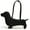 Black, variant on Cartoon Dog Shaped Shoulder Bag Unique Dachshund Design Underarm Bag PU Leather Purse Handbag for Women and Teen