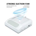 thumbnail image 2 of 80W Powerful Nail Dust Collector for Manicure, Professional Vacuum Cleaner with Dust Bags, 2 of 4