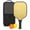 Black, variant on Pickleball Paddles Set Of 1, Fiberglass Surface, Colorful Lines Print, 1 Paddle, 2 Balls & Bag