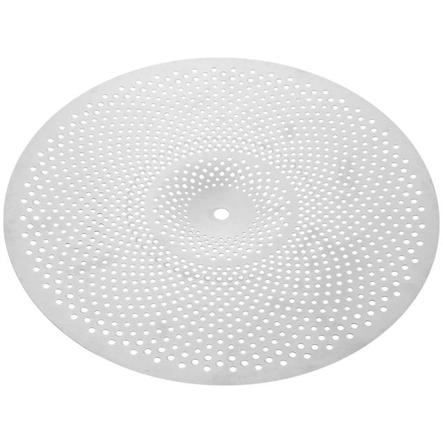 Minkissy 1Pcs Cymbale de Réduction de Bruit Équilibrée Silencieuse Argentée 16 Pouces pour Batteries Batteurs Pratique