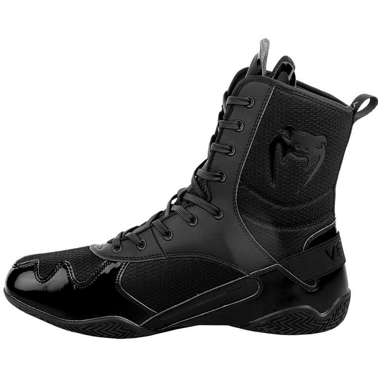 All black boxing shoes hotsell