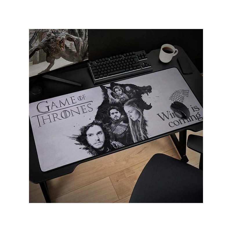 Subsonic - Game of Thrones XXL Mouse Pad 35 in x 15.7 in - Gift Game of Thrones gaming desk pad 90 cm x 40 cm - official licensed