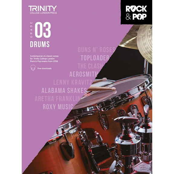 Trinity Rock & Pop 2018 Drums: Grade 3, (Paperback)