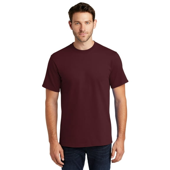 Port & Company - Tall Essential Tee. Pc61t , PC61T , Athletic Maroon , Large Tall