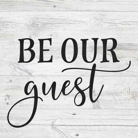 Rustic Gifts For The Home Be our Guest Rustic Looking Inspiration White Wood Sign Wall Décor Gift 8 x 8 Wood Sign B3-08080062022 ()