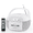 White, variant on Boombox CD Cassette Player Combo, Boom Box and AM FM Radio with Bluetooth for Home & Outdoor, Stereo Sound with Remote Control, AC/Battery Operated, LCD Display, Support AUX USB Earphone