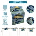 thumbnail image 7 of Hokiten Table Runners 48 Inches Long Dress Scarves, Coastal Ocean Farmhouse Kitchen/Dining Table Runner, Short Coffee Tablerunners, Summer Floral Stripe Ombre Fish Coral 13x48 Inch, 7 of 7