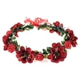 thumbnail image 4 of Minnieouse Diadema de hojas de flores elegante para mujer y niña, accesorios nupciales para el cabello, tocado hecho a mano, guirnalda exquisita Type2 NO2, 4 of 6