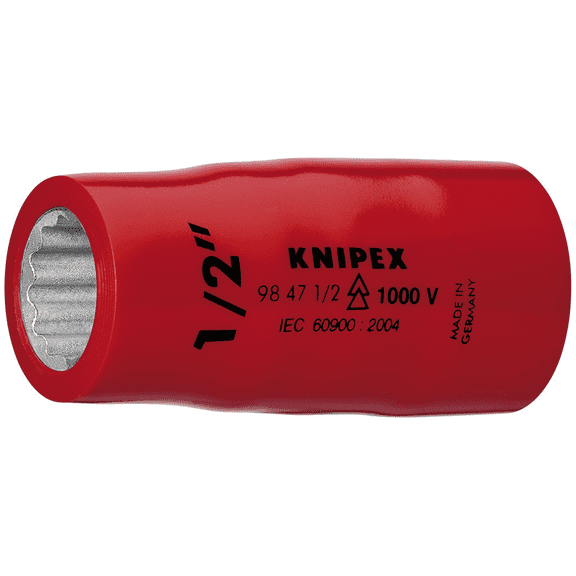 KNIPEX HEX SOCKET, 1/2IN-1,000V INSLTD 1/2IN