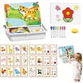 thumbnail image 1 of Magnetic Puzzle Learning Building Block Toys, Puzzle On The Front, Drawing On The Back, Enhances Creativity and Learning Portable & Easy Storage, 1 of 7