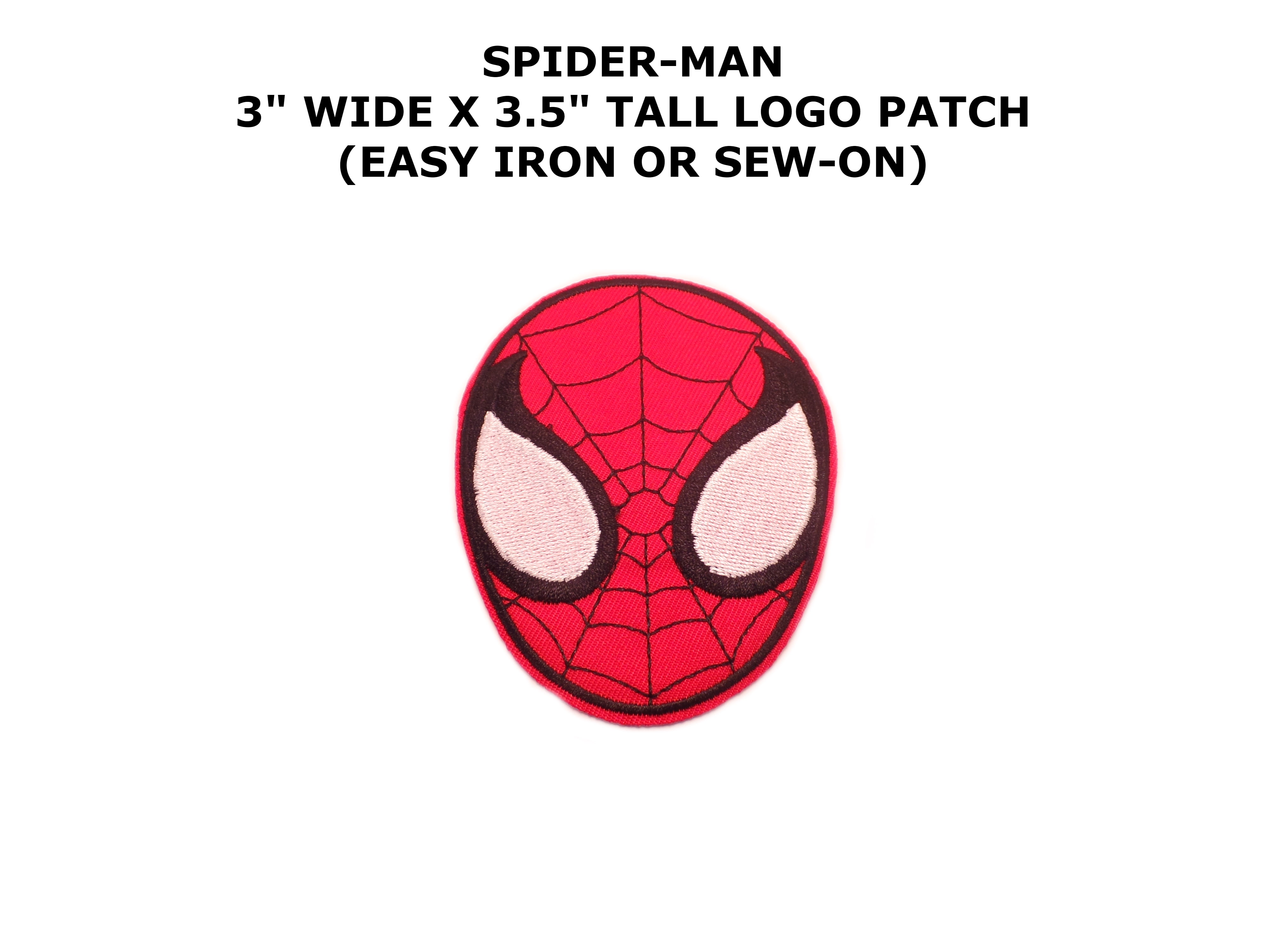 Spider-Man Super Hero Embroidered Iron/Sew-on Comics Cartoon Theme Logo  Patch/Applique 
