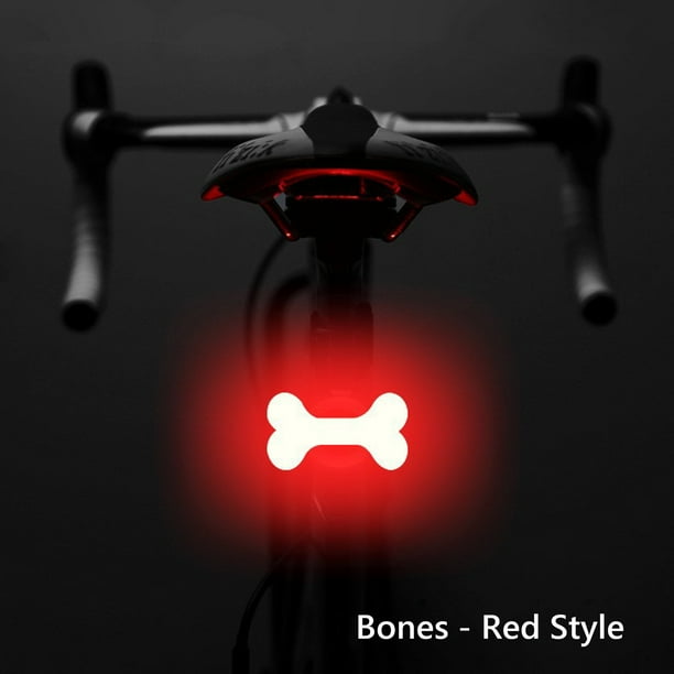 Luz trasera LED, luz, luz trasera, luz trasera LED recargable USB luces traseras para bicicleta