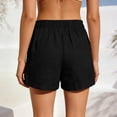 thumbnail image 5 of Avirosel Women's Casual High Waisted Shorts with Pleated Front, Soft Textured Fabric, Functional Side Pockets, Perfect for Summer Beachwear and Everyday Outfits, 5 of 8