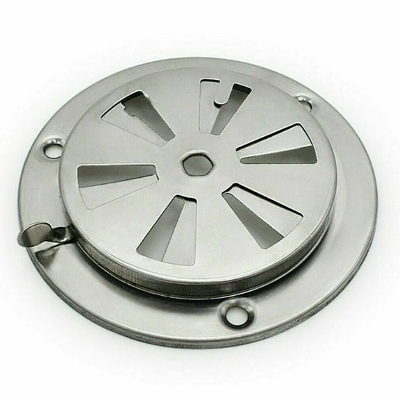 LITTLE HOME Adjustable Air Vent Outdoor Dryer Vent Cover Dryer Damper Stainless Steel Oven Air Vent for Dryer Damper Thermostat Oven