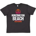 thumbnail image 3 of Inktastic Sunset Huntington Beach Youth T-Shirt, 3 of 5