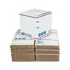 USPS Brand Recycled Shipping Boxes, Adjustable Height, 8 in. L x 8 in. W x 8 in. H, White (20 Count)