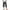 Dark Gray, variant on BLVB Womens Cotton Linen Capri Pants Elastic High Waist Pants Wide Leg Cropped Trousers Casual Loose Summer Beach Capris