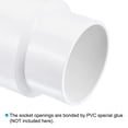 thumbnail image 5 of Uxcell ID Reducer Pipe Fitting Straight Adapter Connector, White 90mm to 75mm 1, 5 of 6