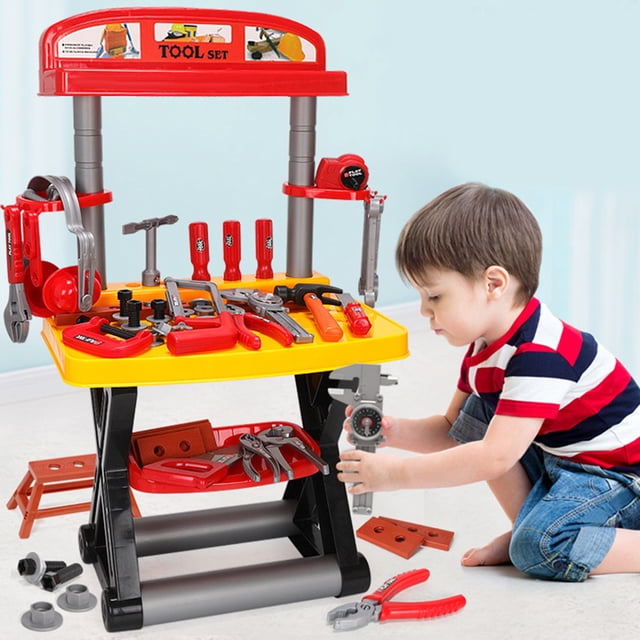 Gwong Juguete Niños Boys Simulated Kit de reparación de plástico Caja de herramientas Pretend Play Play Toy Educational Gwong 30004910