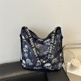 thumbnail image 2 of Bolso Hombro Mano para Mujer Correa Ajustable Compras Lona, 2 of 9