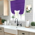 thumbnail image 5 of Purple Waves Balloon Curtains 63 Inch Length for Living Room/Bedroom, Ombre Abstract Art Gradient Modern Rod Pocket Privacy Door Curtains Decorative Tie Up Shade for Window 52"x63", 5 of 8