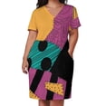 thumbnail image 2 of Vestido de noche holgado con bolsillo para mujer vestido femenino, 2 of 6