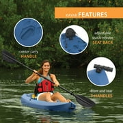 Lifetime Daylite 8 ft Sit-On-Top Kayak with Paddle, Storm Blue (91161)