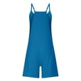 thumbnail image 7 of Luvrsol Matching Sets Women Clothing Summer Solid Casual Sleeveless Suspender Short Jumpsuit, Size S-2XL, 7 of 7