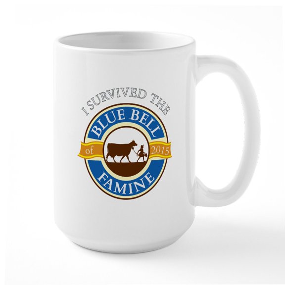 CafePress - I Survived! Mugs - 15 oz Ceramic Large White Novelty Mug