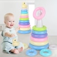 thumbnail image 3 of Vogacara Stacking Rings Duck Toy para niños Bañera de colores Juguetes de desarrollo temprano Juguetes largo Vogacara FN006916-02, 3 of 6
