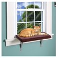 thumbnail image 2 of Cat Window Perch - Sunny Kitty Window Sill Shelf with Fleece Cushion, 2 of 9
