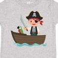 thumbnail image 4 of Inktastic Pirate Boy and Parrot Boys Toddler T-Shirt, 4 of 5