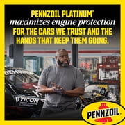 (3 pack) Pennzoil Platinum Full Synthetic 5W-20 Motor Oil, 1 Quart