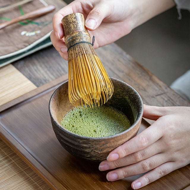 Fouet à Mélanger en Bambou Matcha Fouet à Thé en Bambou Fouet à Thé Vert Fouet à Thé en Bambou Fouet à Mélanger en Poudre de Matcha en Bambou Brosses à Thé Vert Fouet à Thé en Bambou Outils de Théière