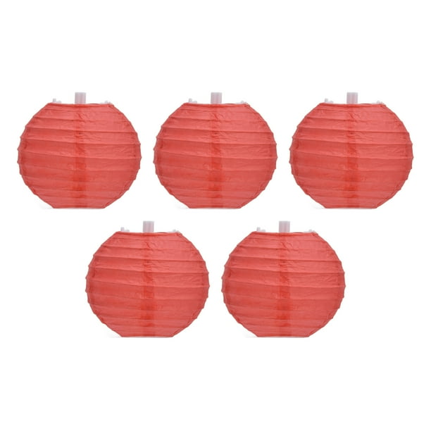 Large red outlet paper lanterns