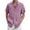 Pink, variant on Yuncity Men Polo Shirts Casual Button Up Linen Shirt Everyday Wear Loose Fit Solid Color Fall T Shirts For Men Xxxxl