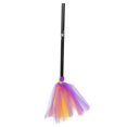 thumbnail image 1 of Halloween Broom Creative Witch Broom Halloween Party Decor Assorted Color Plastic and Mesh Decorative 1Pc, 1 of 4