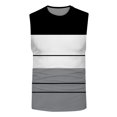 thumbnail image 4 of Mens Beach Tank Tops Loose Fit Lightweight Quick Dry Moisture-Wicking Gym Muscle Tee Sleeveless Big and Tall Athletic Fit Summer Beach Tops, 4 of 4