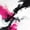Watercolor 05, variant on Manfei Abstract Ink Painting Twin Bedding, Watercolor Ombre Bedding Comforter Set, Pink, Black and White, Gray Reversible 7-Piece