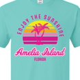 thumbnail image 4 of Inktastic Summer Enjoy the Sunshine Amelia Island Florida in Pink T-Shirt, 4 of 5