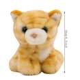 thumbnail image 3 of Soft Fabric Animal​​ Floral Cat Plush Doll Realistic Simulation Pillow Stuffed Animal Soothing Decor Cute Kitten Gift Soft Fabric Home Accent Cute Cat Gift​​, 3 of 5