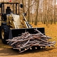 thumbnail image 3 of EDTara Heavy-Duty Clamp-On Debris Forks, 7 Forks for 68" Bucket, 5320 lbs Loading Weight, Pallet Forks for Loader, 3 of 8