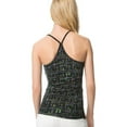 thumbnail image 2 of Aeropostale Womens Color Print Cami Tank Top, Black, Juniors, X-Small, 2 of 3