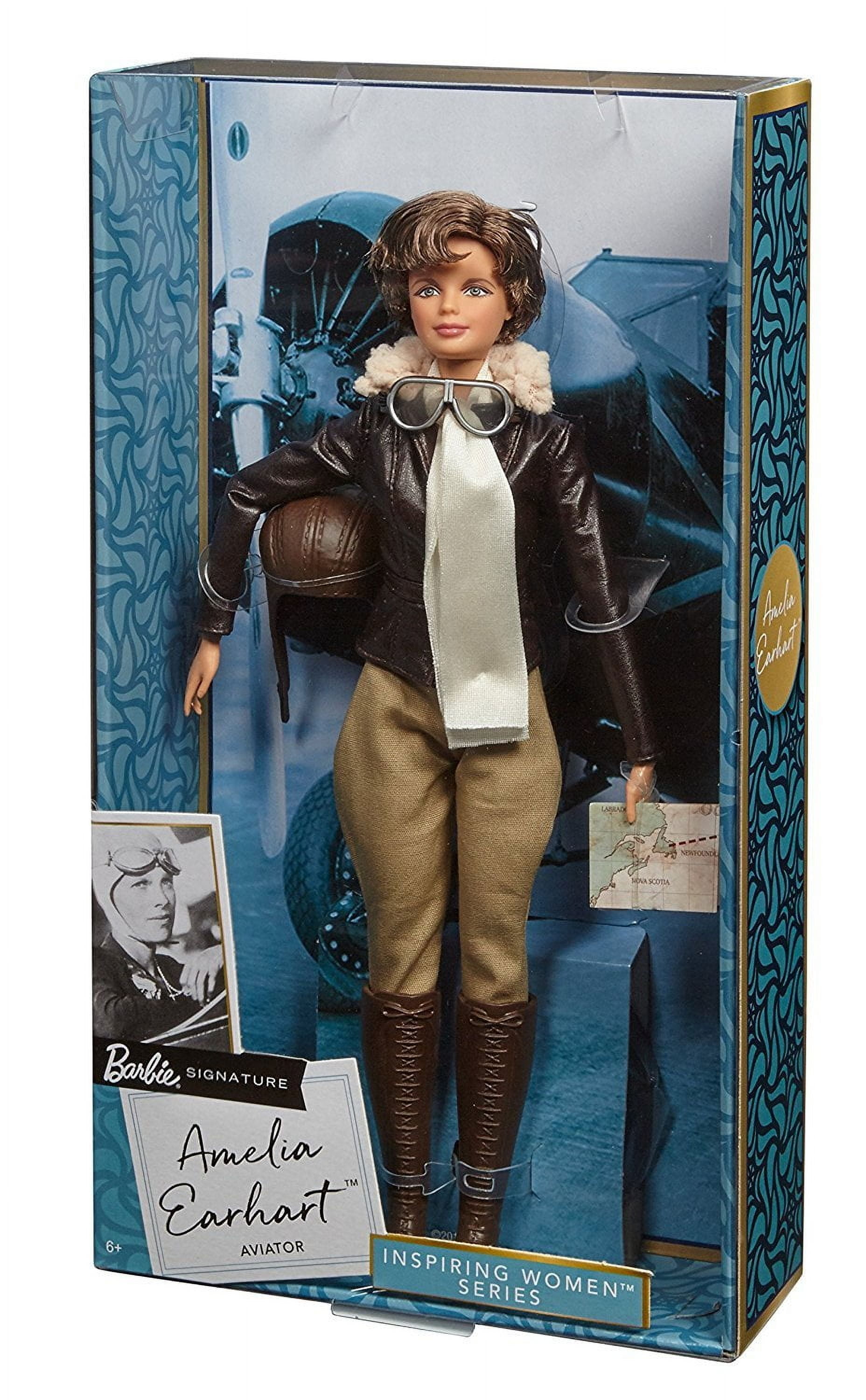 Amelia earhart barbie walmart on sale